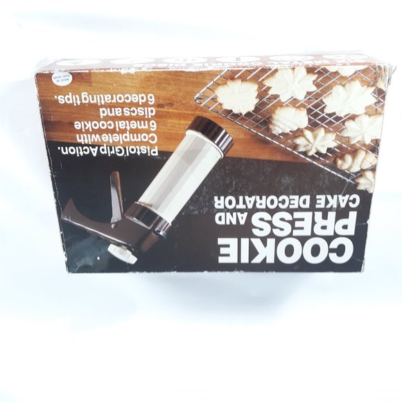 Cookie Press 6 Plates 6 Tips - Picture 8 of 9